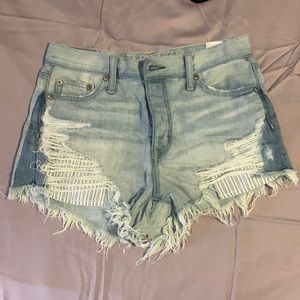 Denim cutoffs